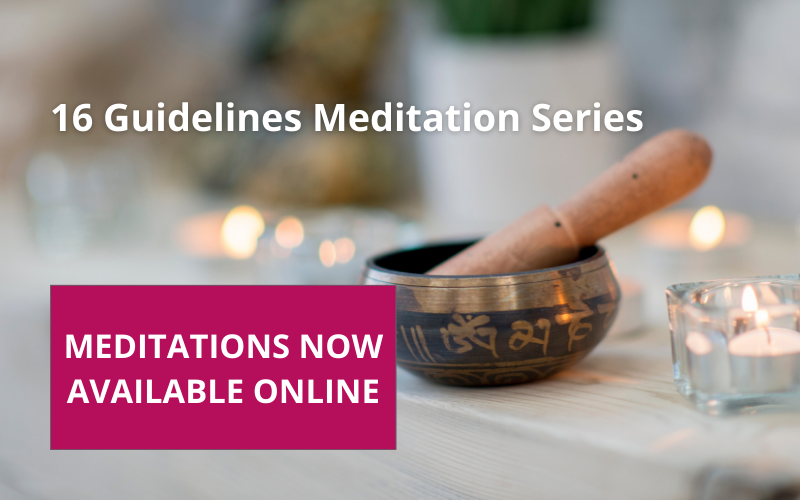 16 Guidelines Meditations